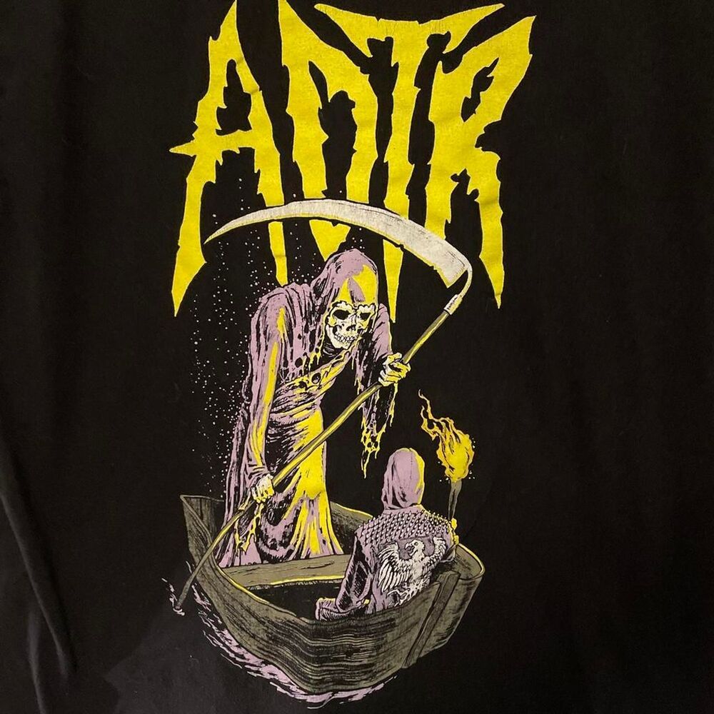 Anvil Men's Black T-shirt